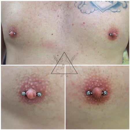 Tattoos - Male nipple piercings - 100883